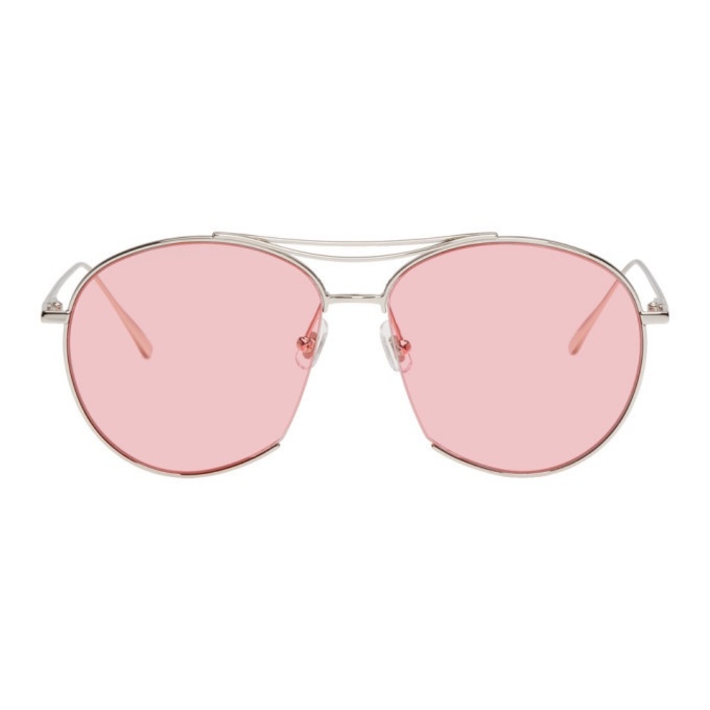GENTLE MONSTER - Silver & Pink Jumping Jack Sunglasses